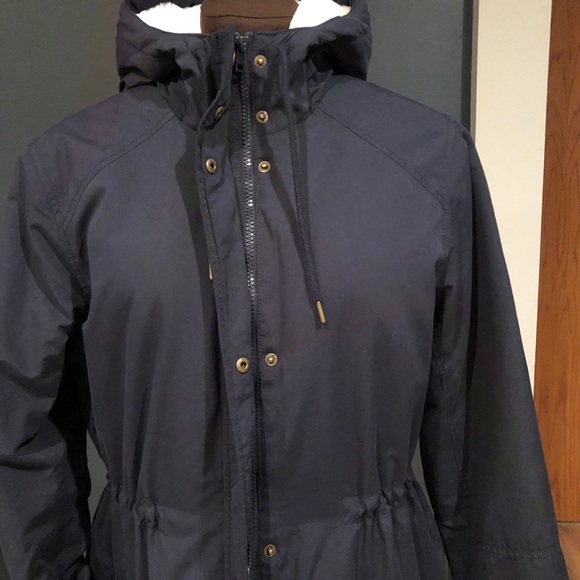 Navy Old Navy Sherpa lined coat. - Picture 2 of 5
